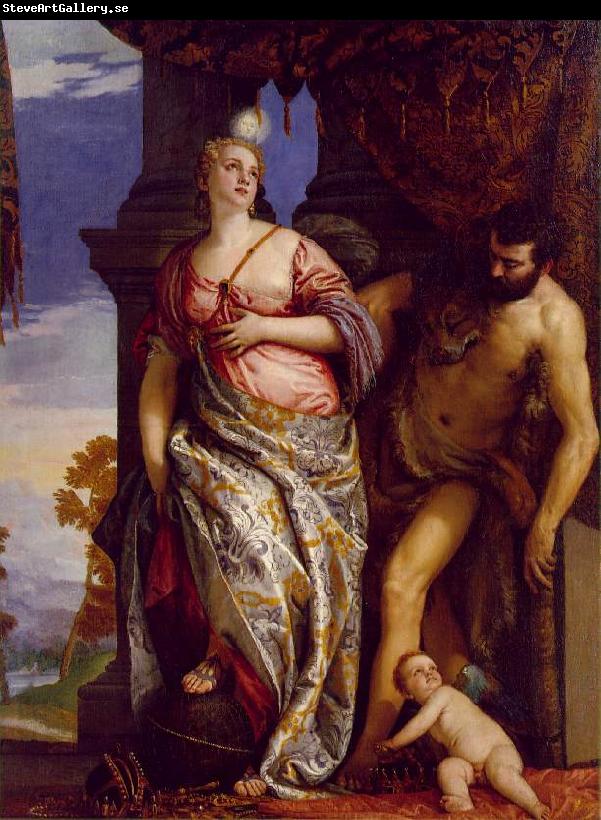 VERONESE (Paolo Caliari) Allegory of Wisdom and Strength wt